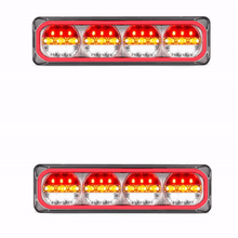 LED Autolamps 520 Series Stop/Tail/Sequential Indicator & Reverse with CSB Plugs - Pair